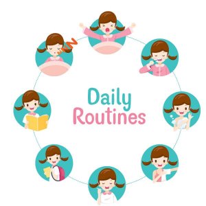 set child's routine